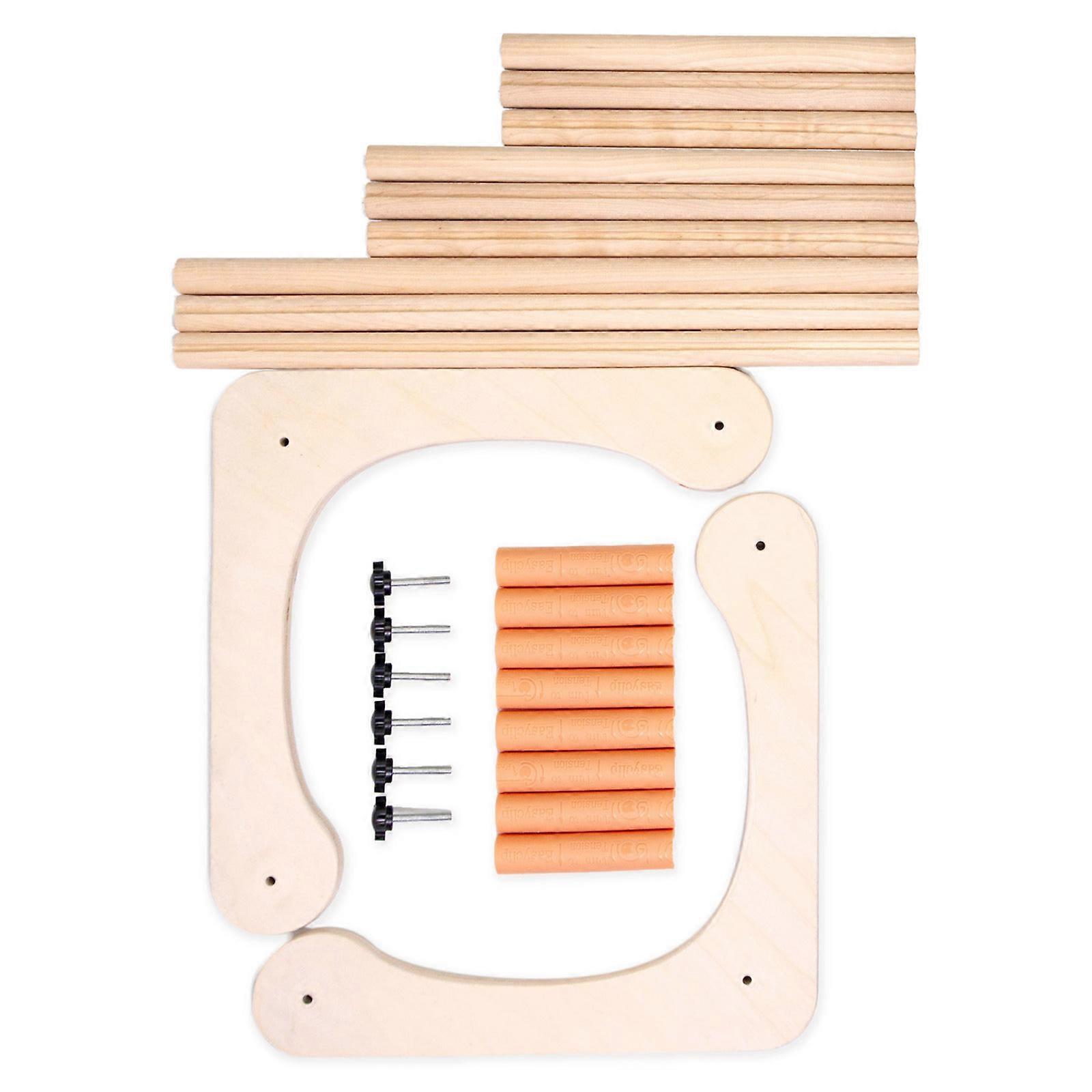 Ergonomic Crosses Stitching Frame With Adjustable Desktop Stand and Reinforced Base Support Multicolor
