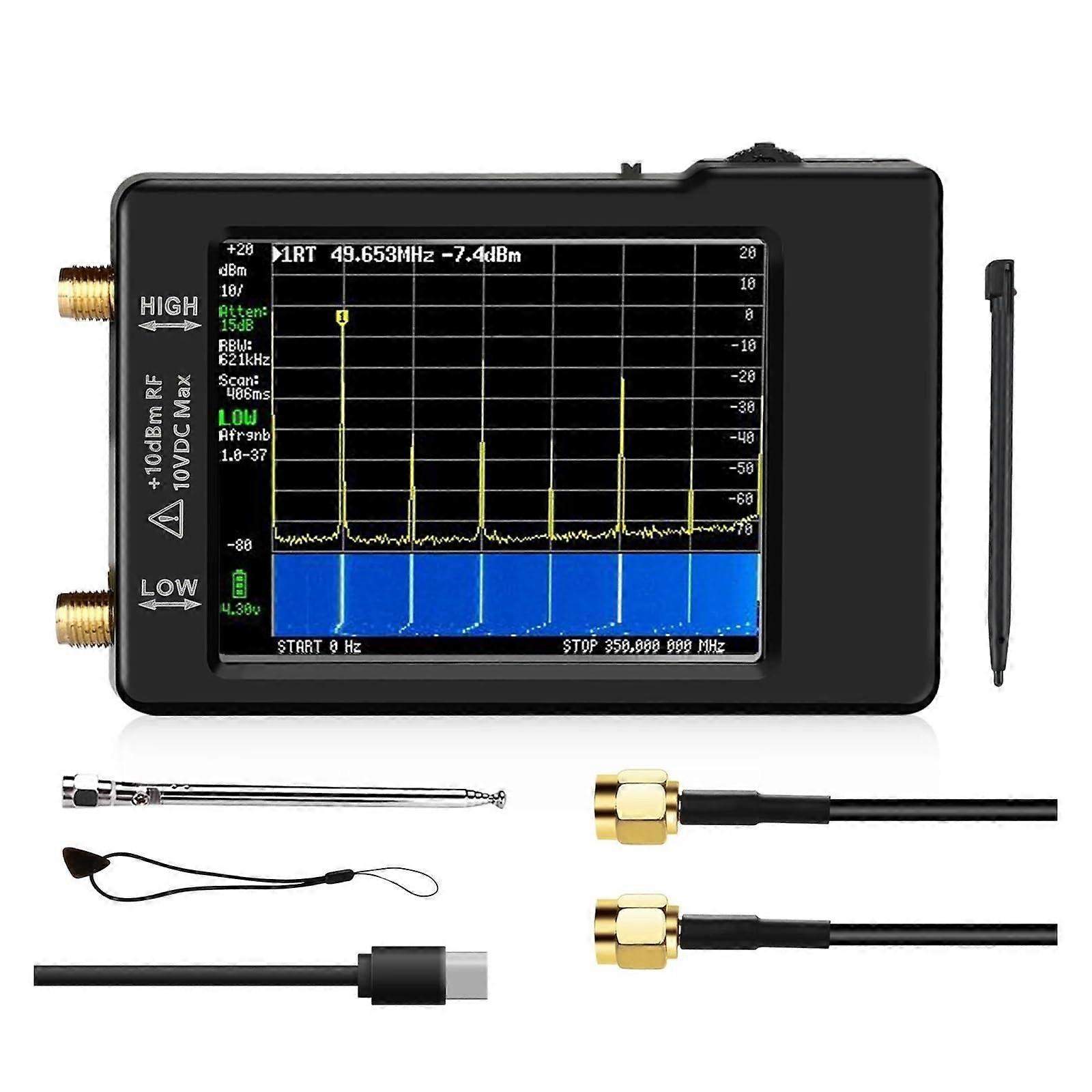 Vector Network Analyzer, MF/HF/VHF/UHF 0.1MHz–960MHz, SParameters, SWR