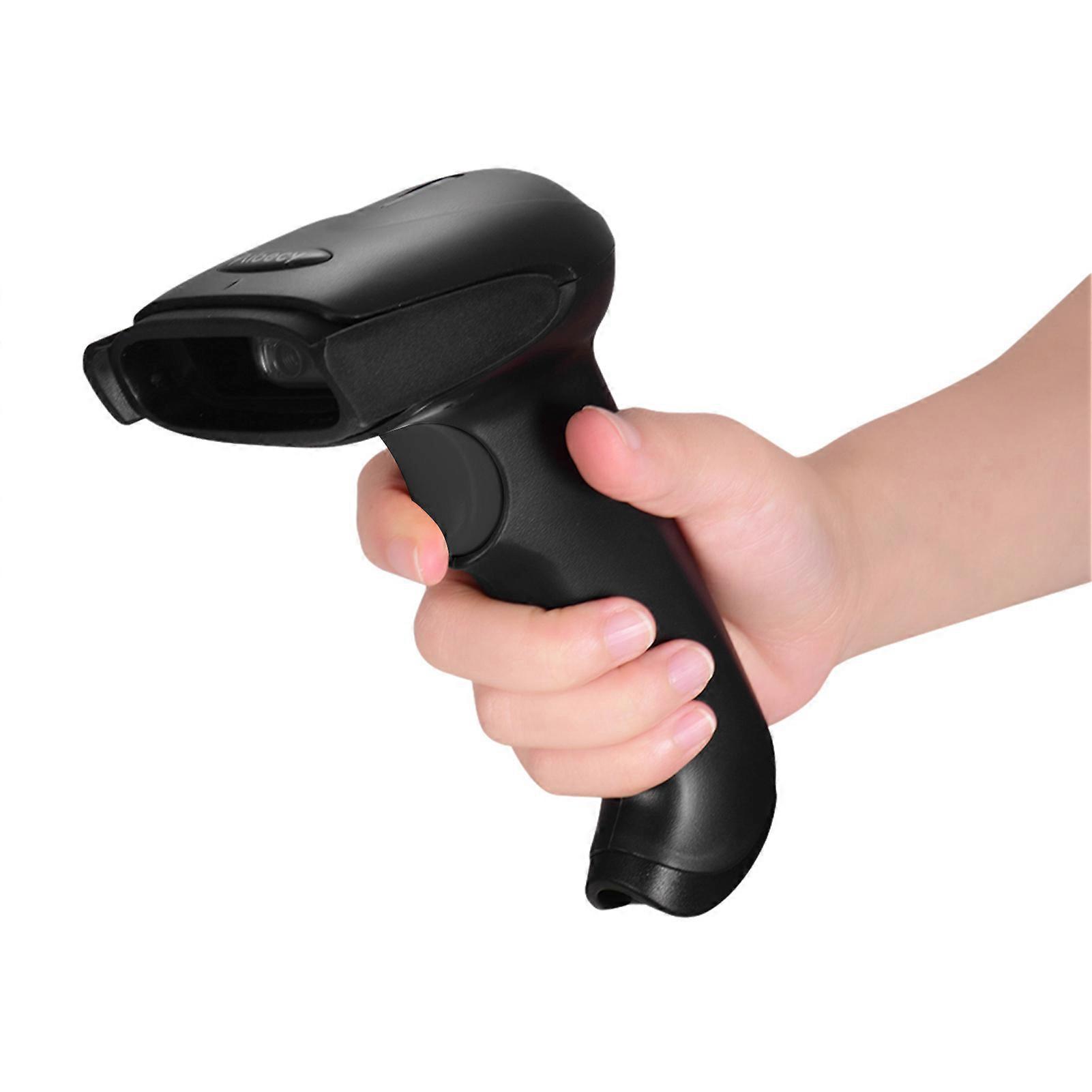 Aibecy Handheld Barcode Scanner USB 2.4G Wireless 1D 2D QR Code Scanner BT Reader CMOS Image Office Electronic Scanning Supplies