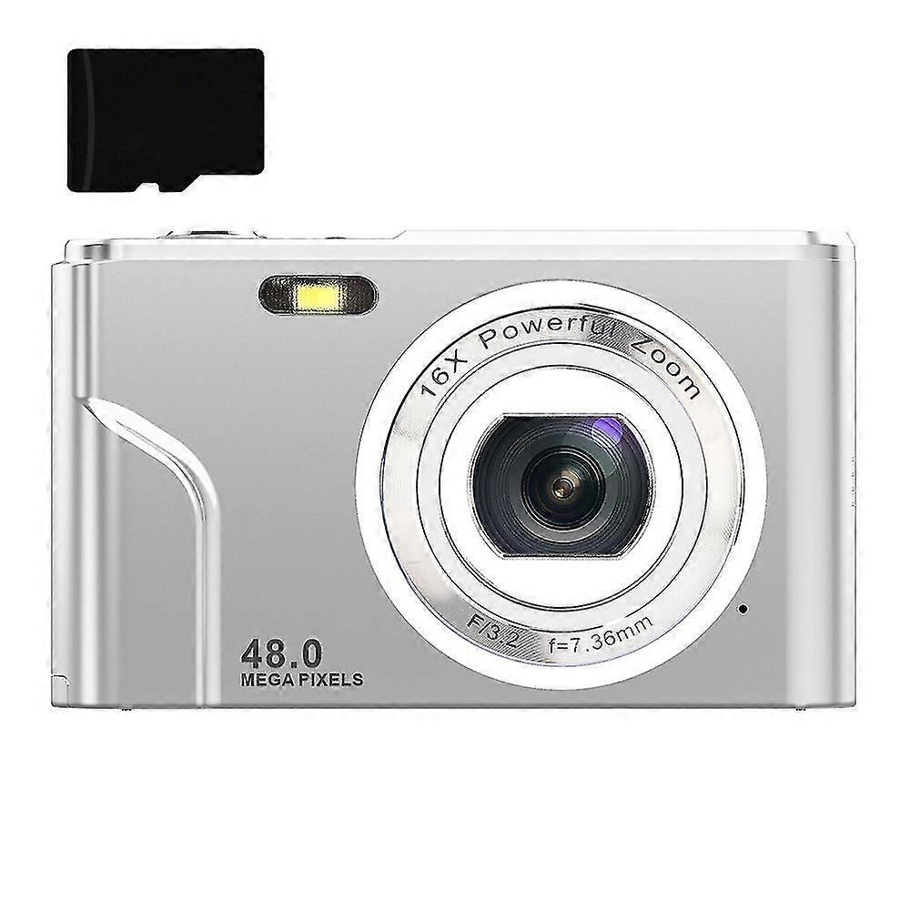 Digital camera with 48 MP, HD 1080p and 16x Zoom with 32GB card