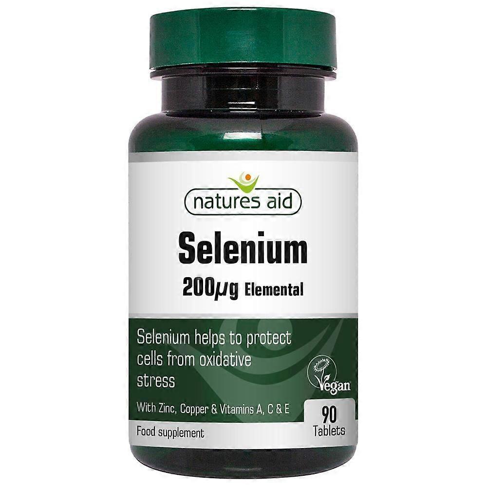 Natures Aid Selenium with Zinc and vitamins A C & E 90 Tablets - 2 Pack