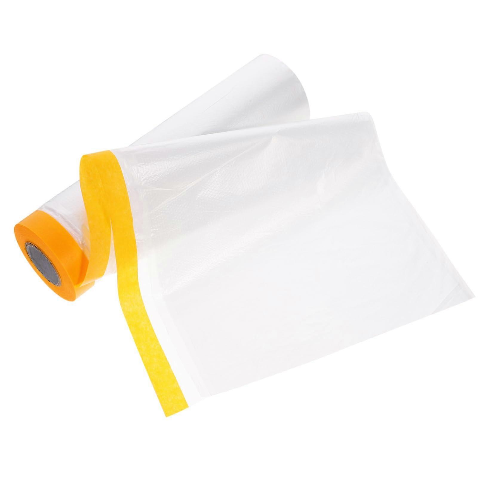 1Roll Transparent Dust Furniture Cover of Protective Shrink Film for Sofas Couches and Furniture Lightweight and Easy to Use to Prevent Paint