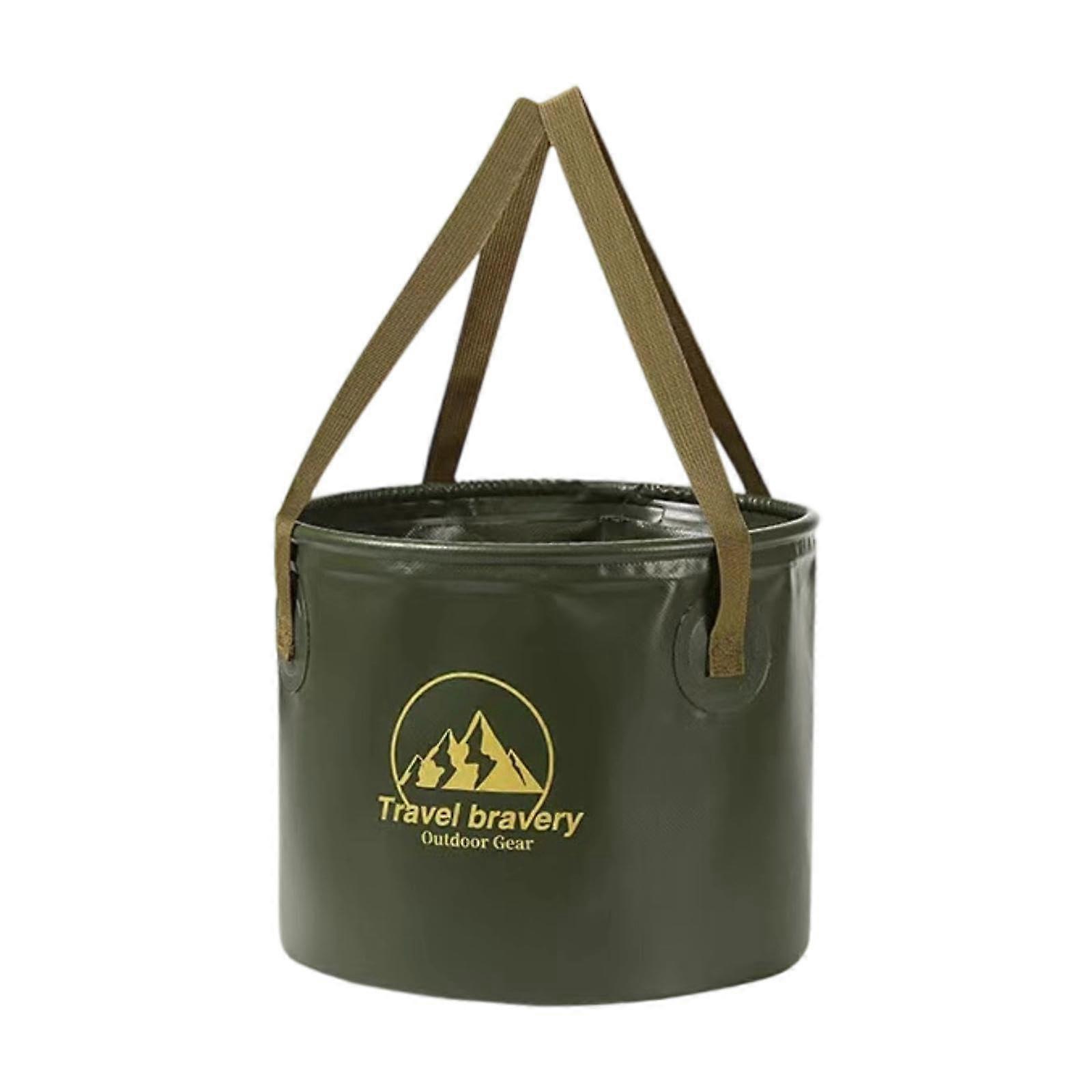 Collapsible Bucket Car Wash Basin For Car Detailing 10L Capacity PP Plastic Portable Space Saving