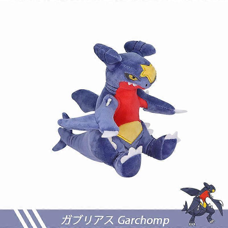 Pokemon Garchomp Plush Toy 15-22cm Standing/Sitting Position Soft Stuffed Animal