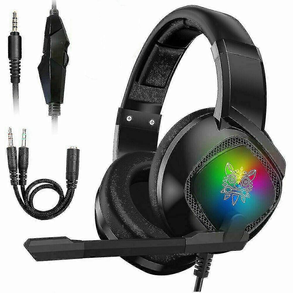 Cuffie da gioco cablate a led con microfono per Xbox One / ps4 / pc / ni ...