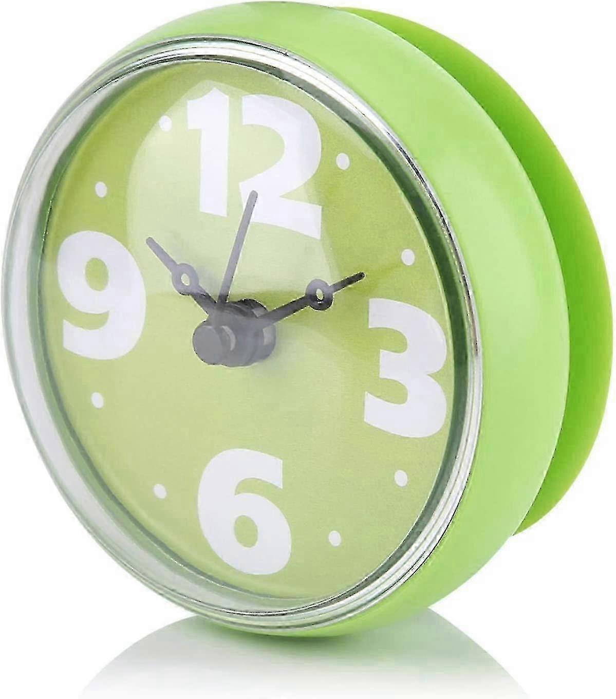 Waterproof Suction Wall Clock Bathroom Accessories For Mirror Windo...