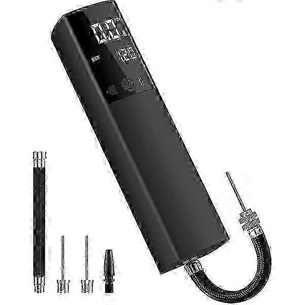 Gonfiatore portatile a sfera con manometro digitale per calcio