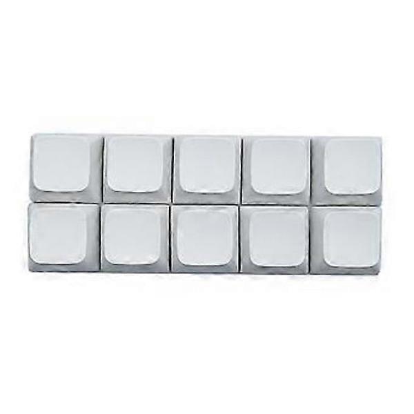 10 Pcs PBT Blank DIY Keycap Mechanical Keyboard Installation 1U 1X XDA Profile No Print Keycap Set