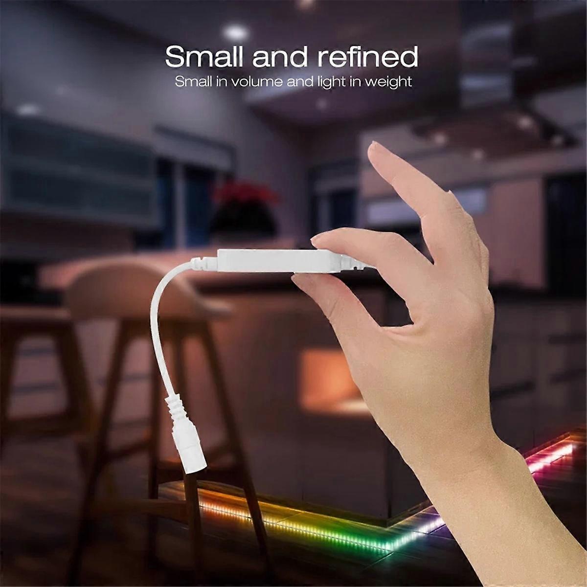 WLED ESP32ミニLEDコントローラーDC12-24V RGB ICデジタルマイク付きサウンドモードダイナミックESP32マイク3付き