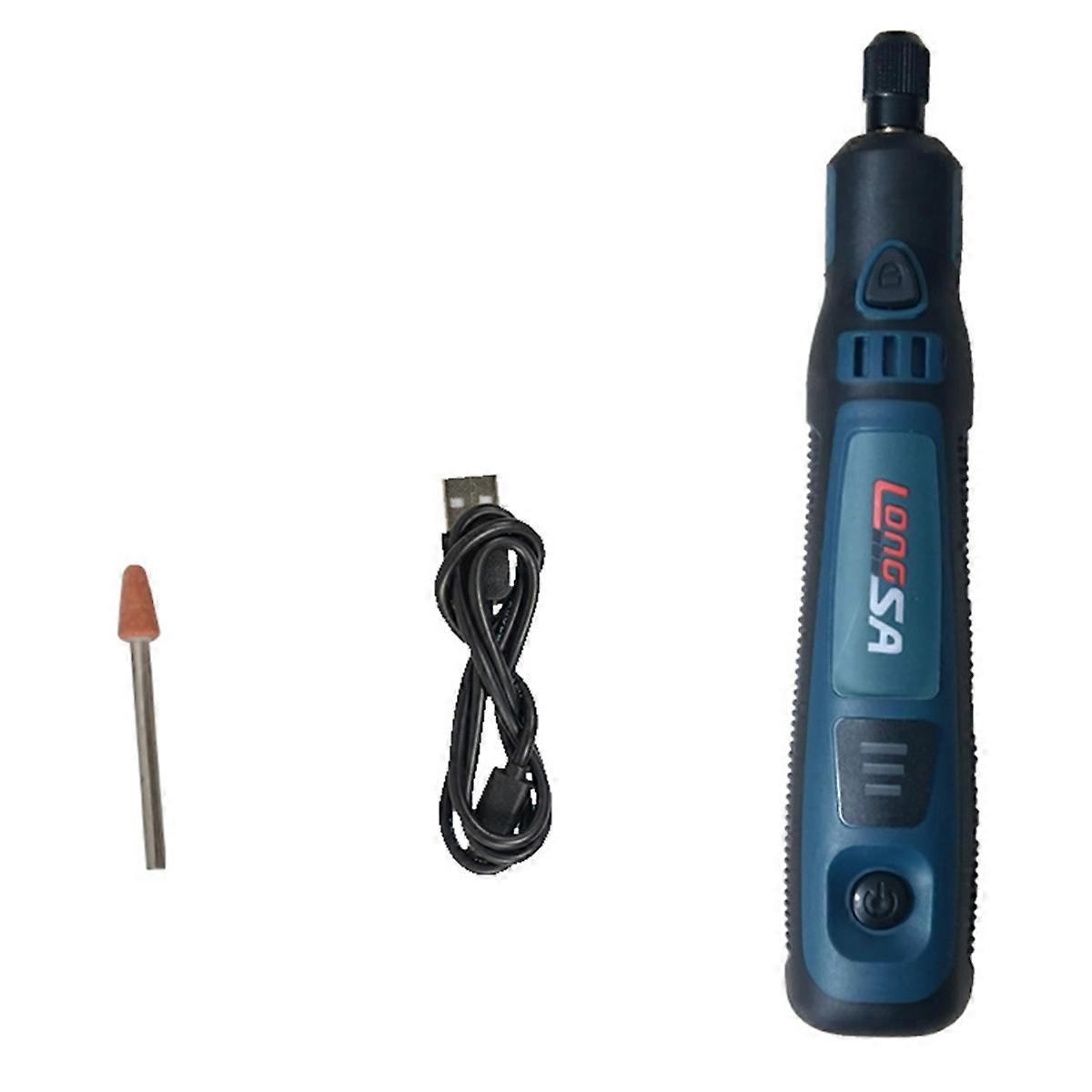 Electric Grinder Rechargeable Gear Micro-Type 3.6V Tool Jade Carving Grinder Engraver for Workshop Micro-Grinder
