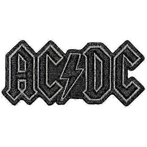 AC/DC geweven logo opstrijkbare patch