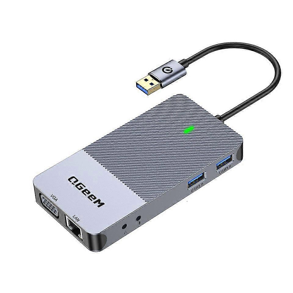11 In 1 Triple Display USB HUB