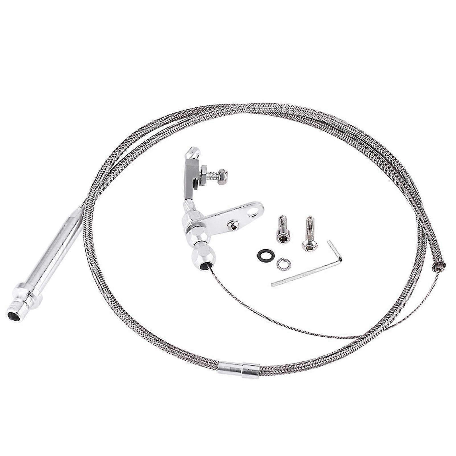 Transmission kick down cable for Chevy TH350 stainless steel