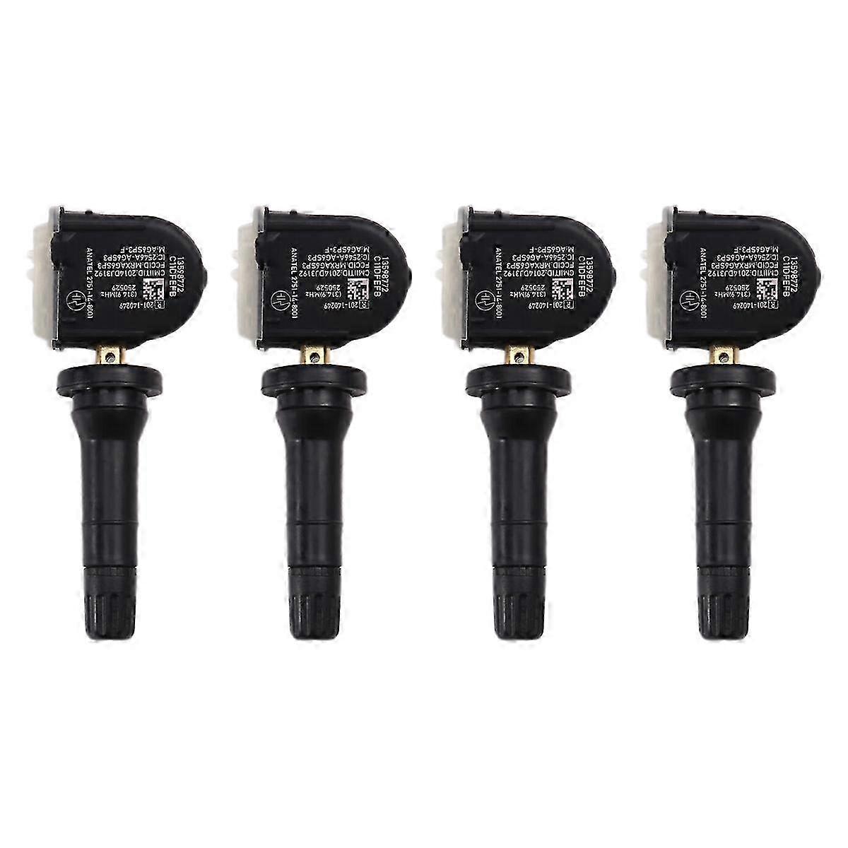 4st TPMS däcktryckssensor för ATS 13540601 & 13598772 315MHz sensorer