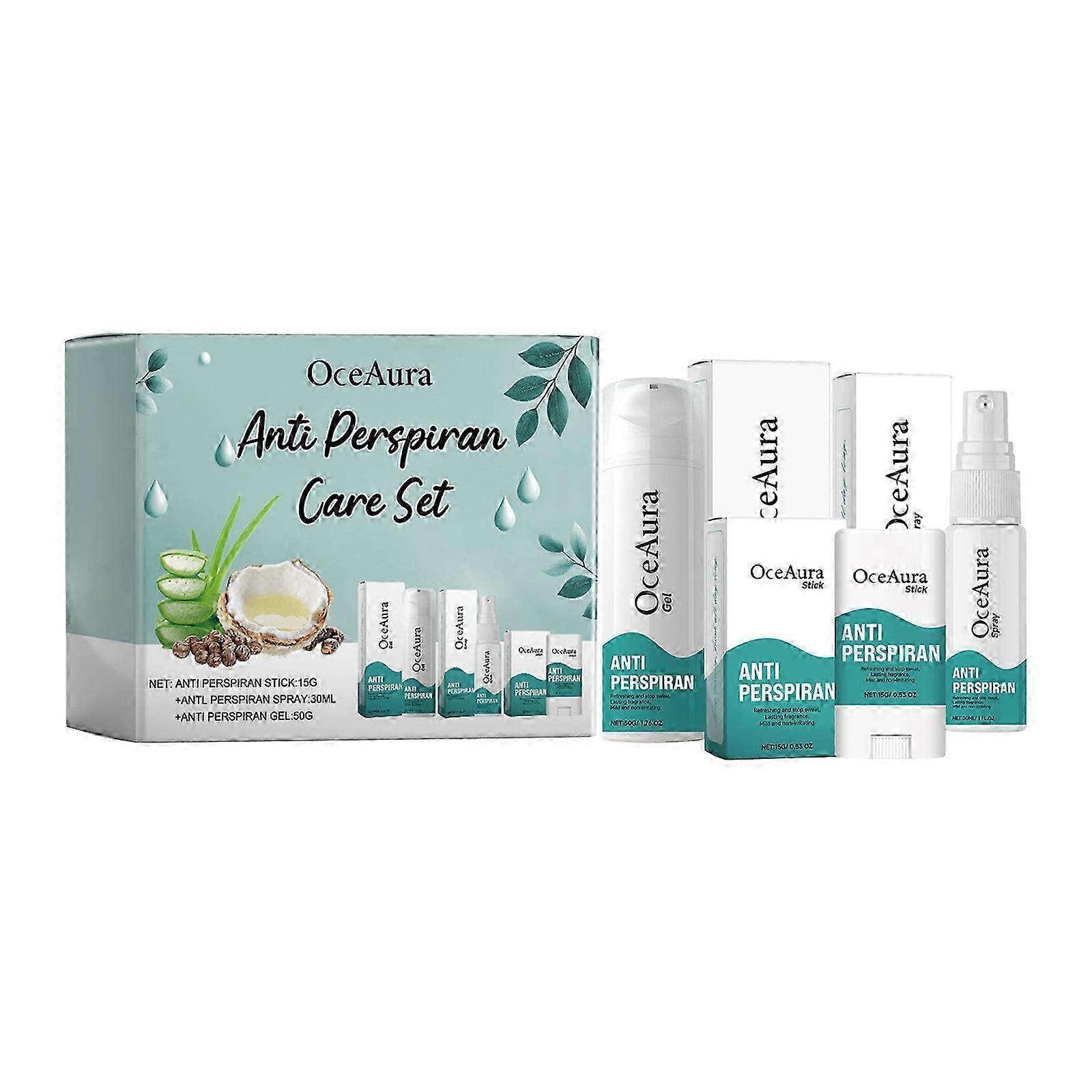 Full-Body Antiperspirant for Excessive Sweating, Suitable for Face and Head Use