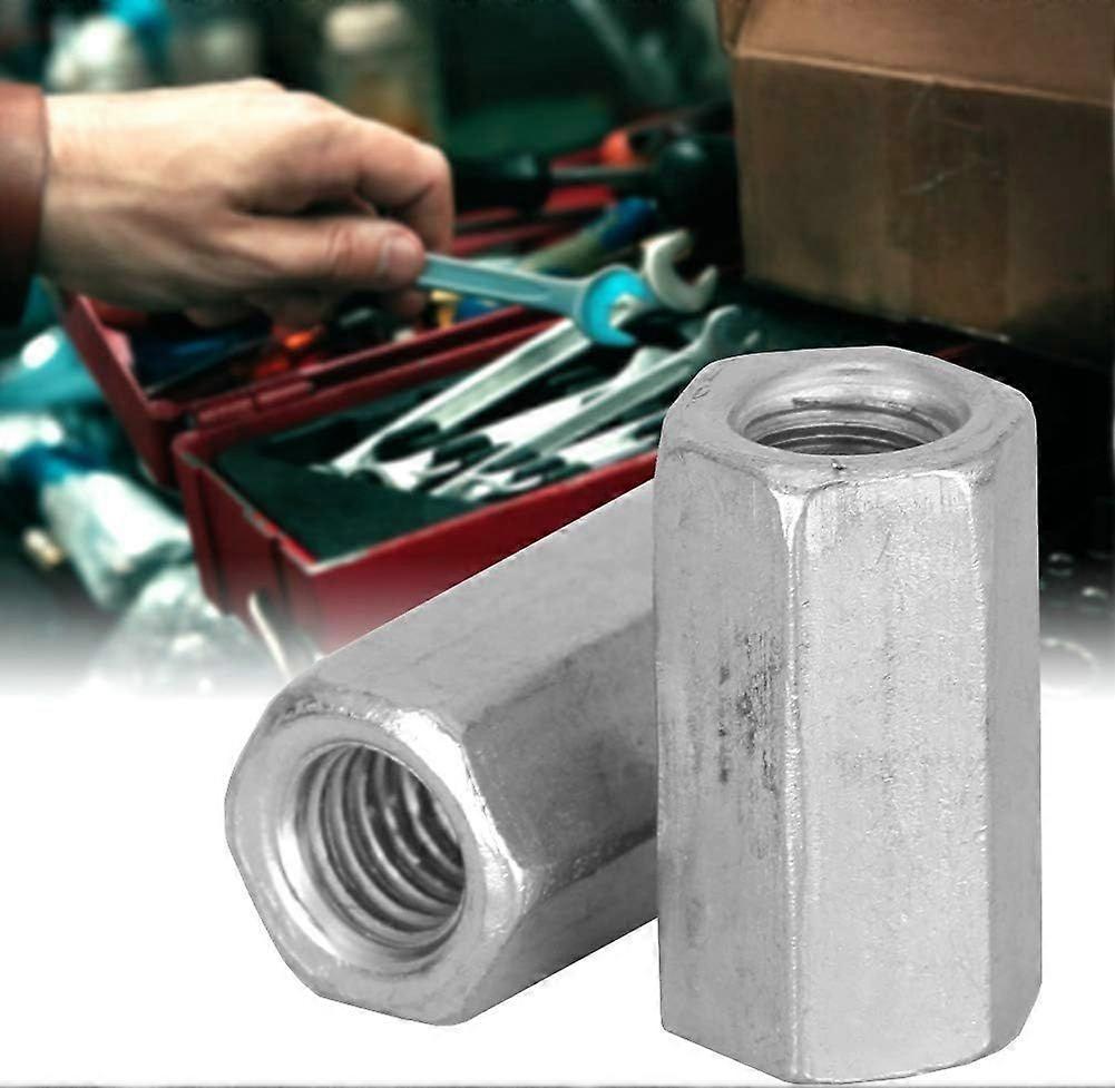 Ternel 10pcs Long Shank Nut Hex Socket Nut Standoff Threaded Fasteners (M6*18)