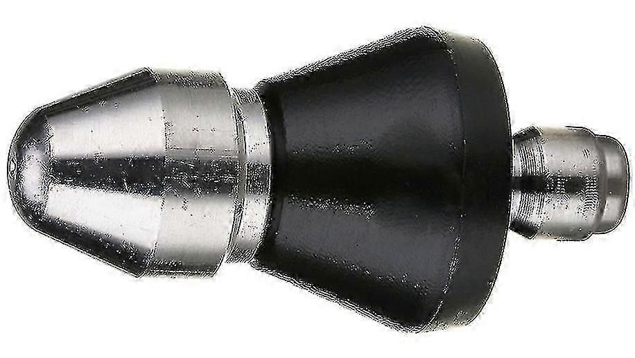 Rotary Pipe Cleaning Nozzle For Pipe Cleaner Quick Coupling Connection(1pc, Black)