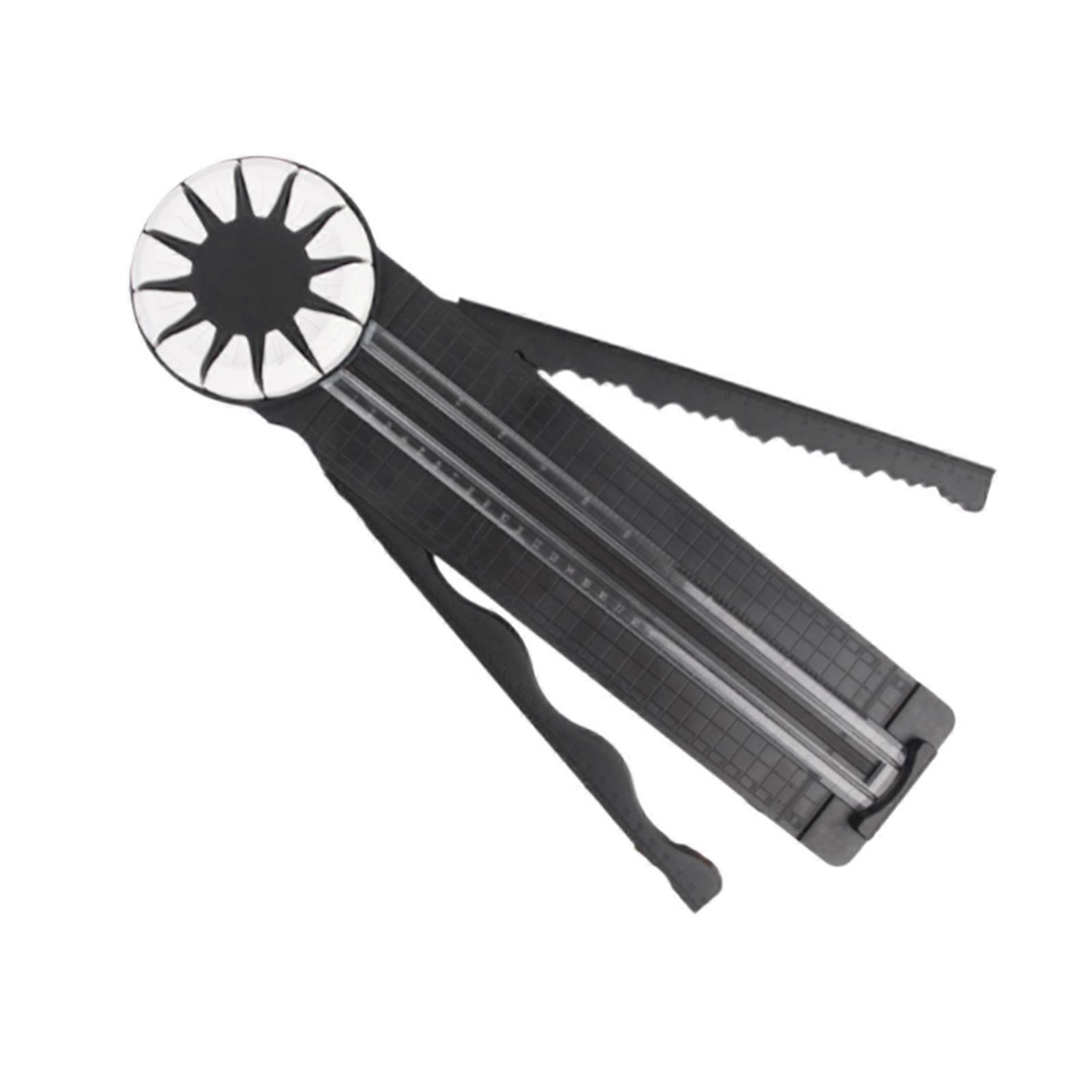 ABS Multi Functional Paper Cutter 12 In One Lace Pattern Cutting Tool Office Cutting Tool