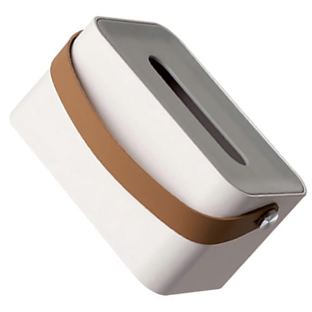 Handheld Plastic Tissue Box Portable Paper Storage Box for Storage