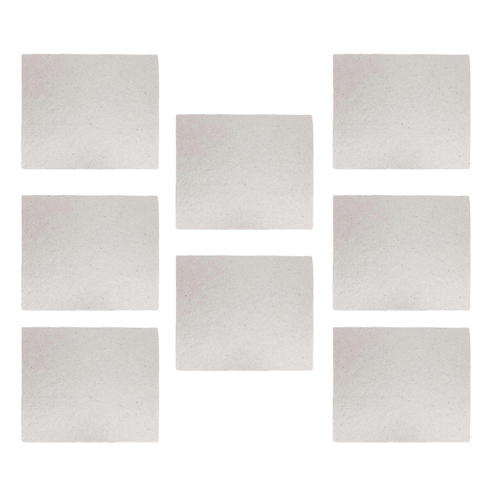 Silver Microwave Mica Plates for Microwave Oven Repairing Part 8Pcs Sheets