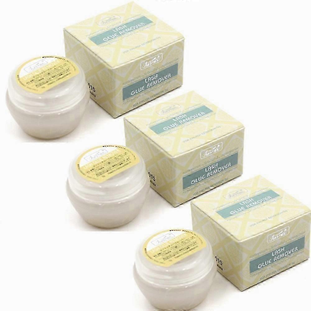 3pcs Professional False Eyelash Glue Cream Remover Gel Lash Extension Cream Fragrancy