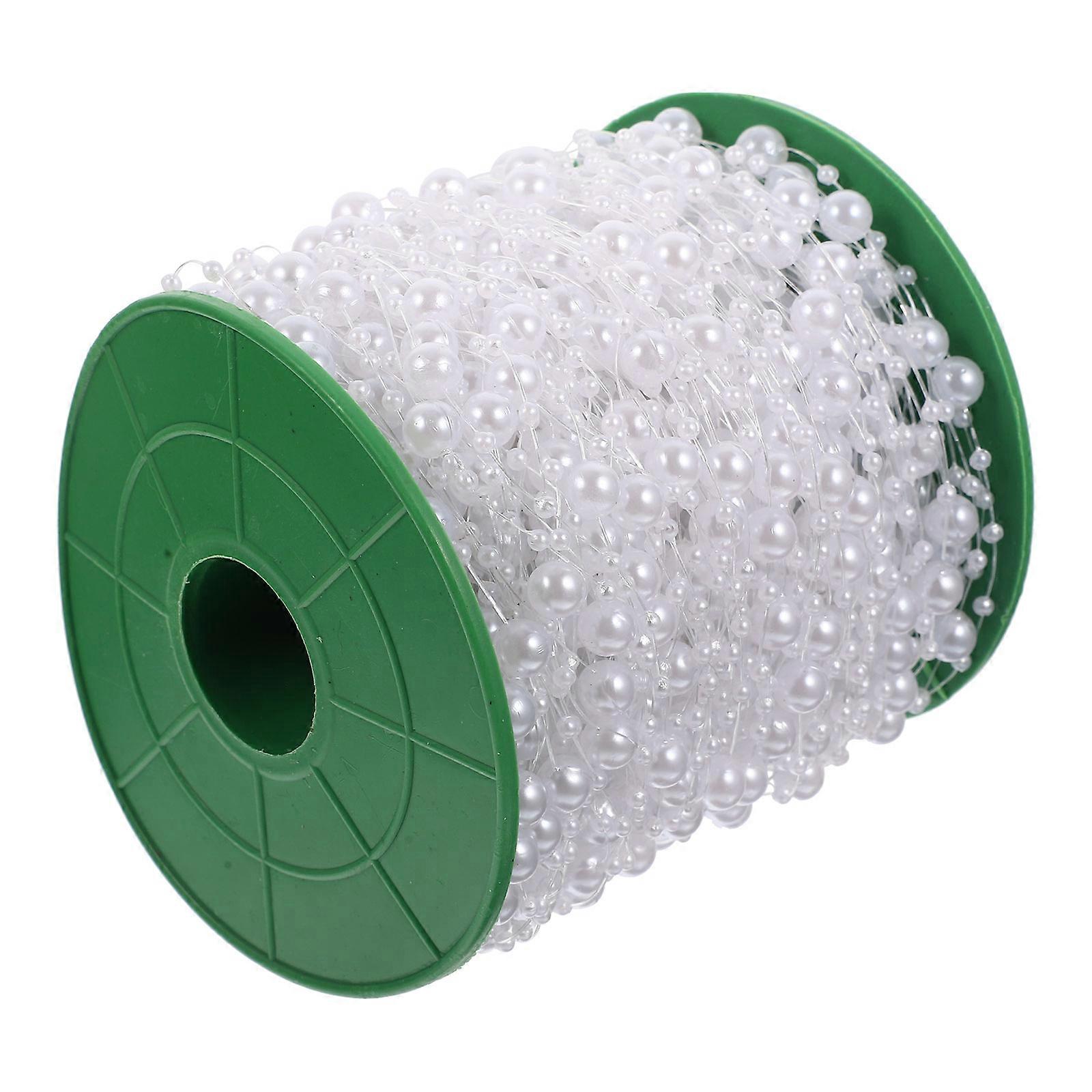 ABS Pearl String String of Pearls for Decoration Use 1 Roll