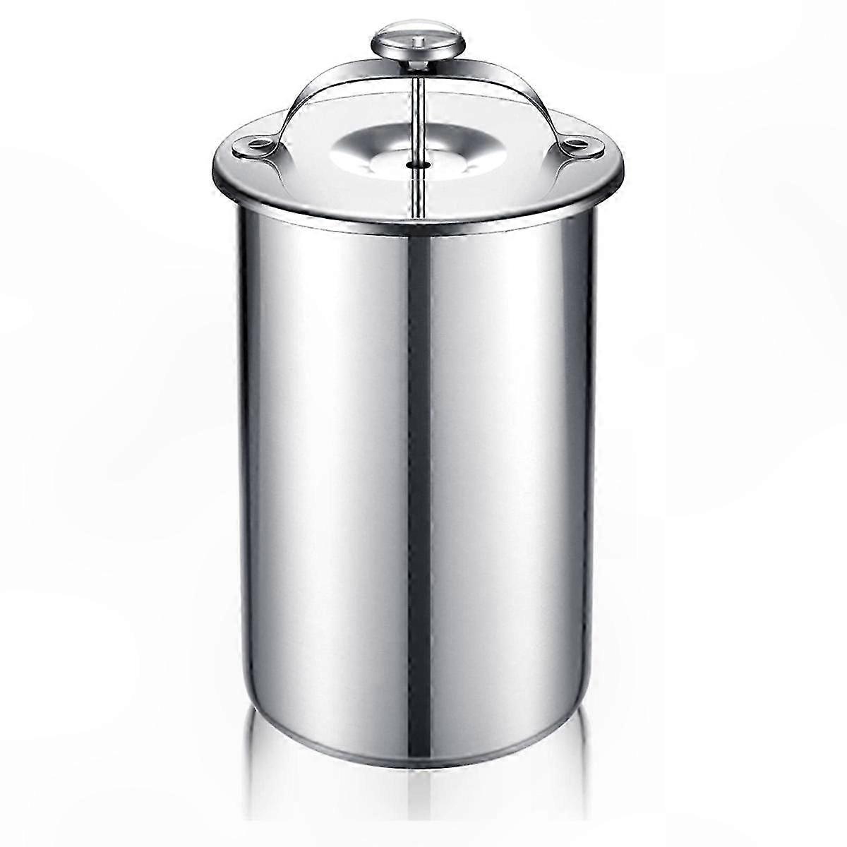 Stainless Steel Meat Press with Thermometer for Bacon and Ham