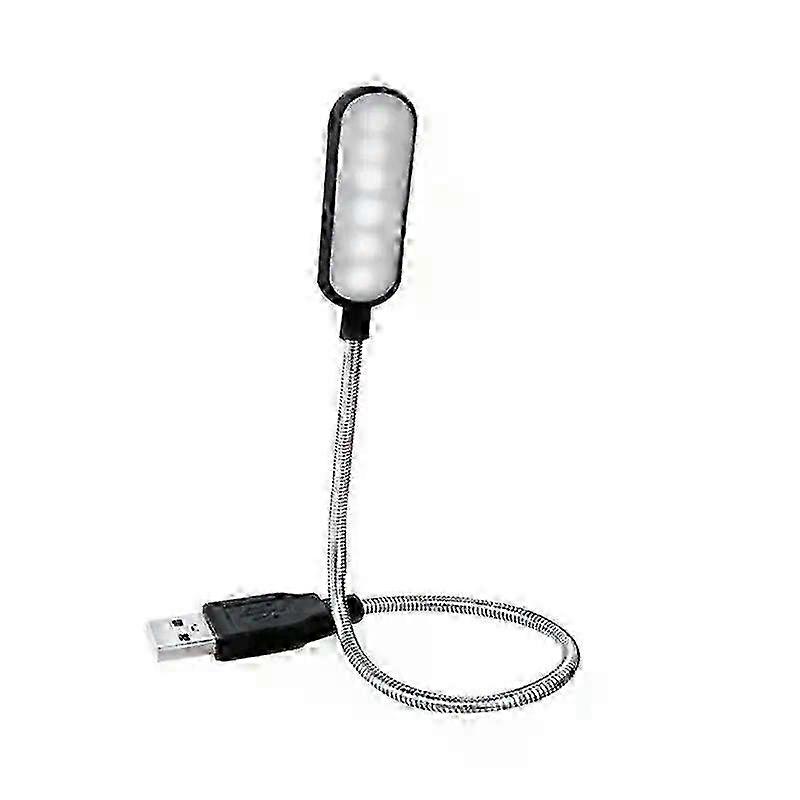 Portable USB LED Mini Book Light Reading Light Flexible 6LEDS Lamp USB Lamp For Power Bank Laptop Notebook PC Computer