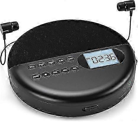 Przenośny odtwarzacz CD z Bluetooth, głośnikami, wyświetlaczem LCD ASP, dwoma portami słuchawkowymi z AUX