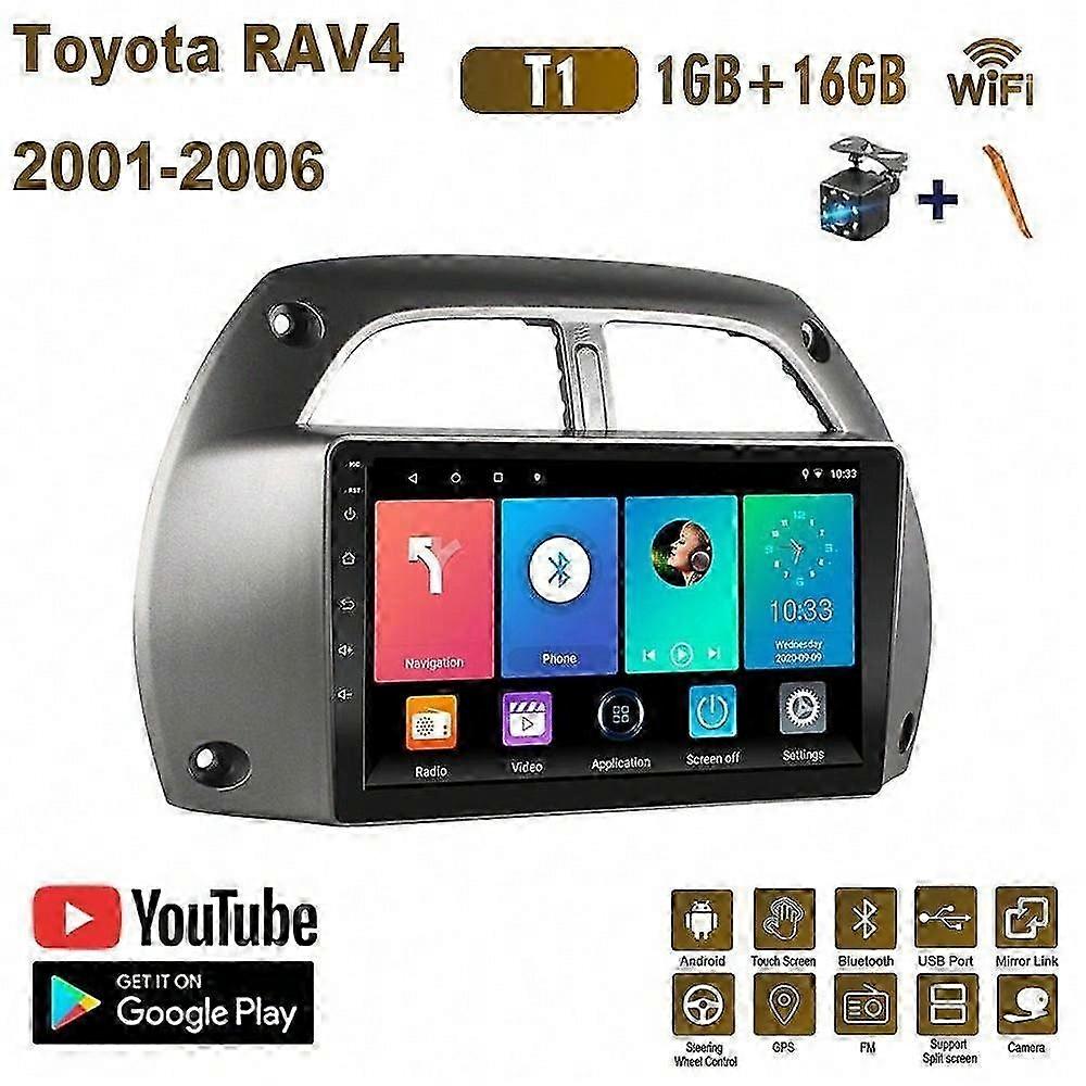 Android Car Radio Carplay For Toyota RAV4 2001-2006 Car Multimedia Video Player GPS Navigation WIFI 2+32GB