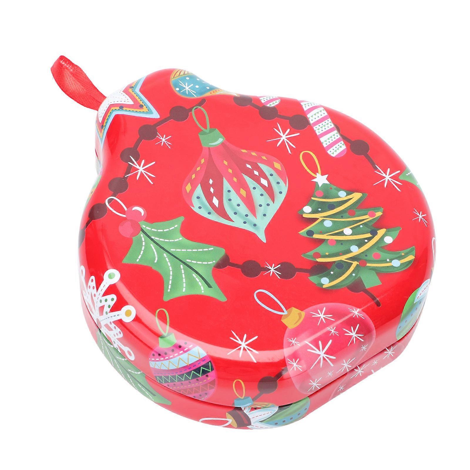 Christmas Candy Box Lovely Iron Gift Storage Container 1Pcs