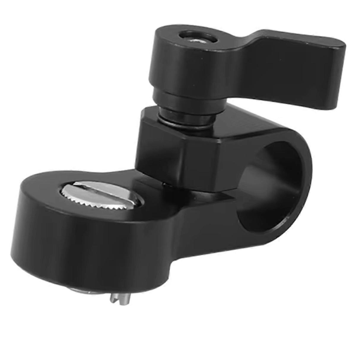 15mm Single Rod Clamp Adapter with 3/8inch-16 Mounting Screw for DSLR Camera Cage Rig 15mm Rod Rail