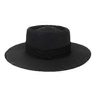 Strohoed met brede rand, casual outdoor pet voor kamperen en vissen, dames