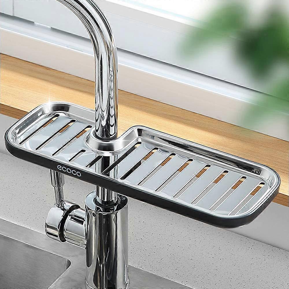 Shower Shelf for Shampoo, Soap NoDrill Wall Mount, Grey and Black, ABS and Stainless Steel, Model SLJCKHeise