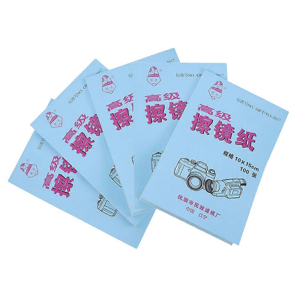 Screen Cleaner Tissue Paper For Phone Maintenance Versatile Use 15.50X10.00X0.80cm 5 Books