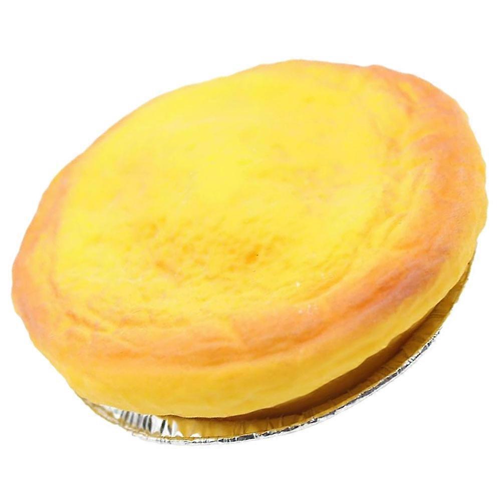 Lifelike Egg Tart Ornament for Party Use with Artificial Food Model