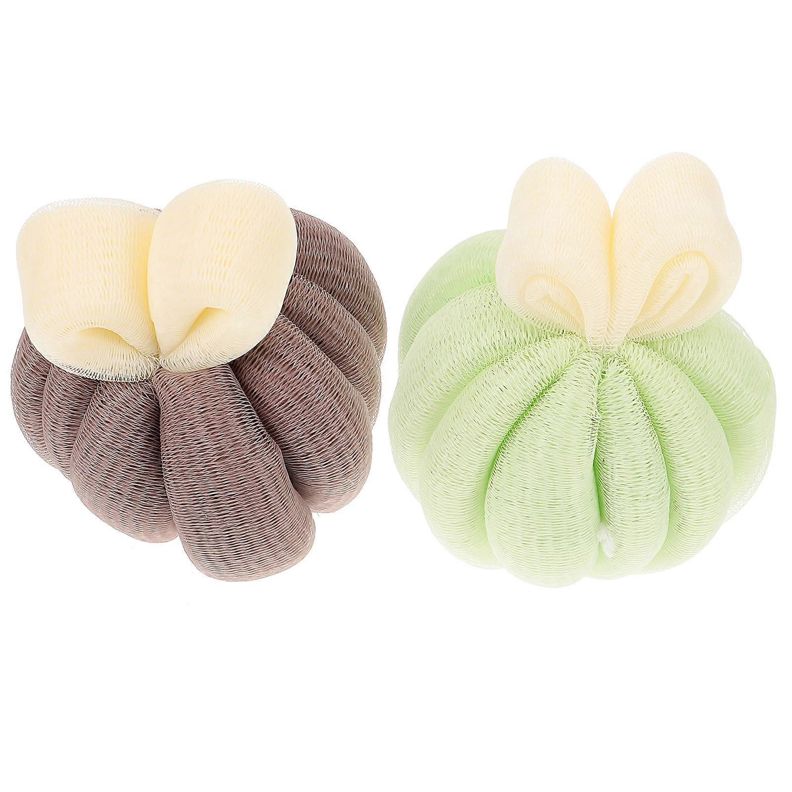 Skin Scrubber Bath Ball 6Pcs Simple Design Shower Loofah For Bathing Foaming And Exfoliating Needs