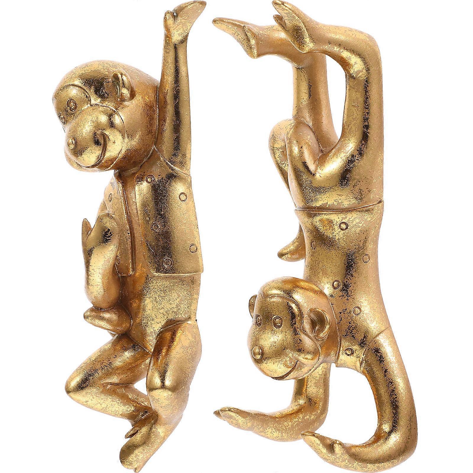 3D Wall Hooks Resin Animal Ornament for Hanging Things 1Set Home Use