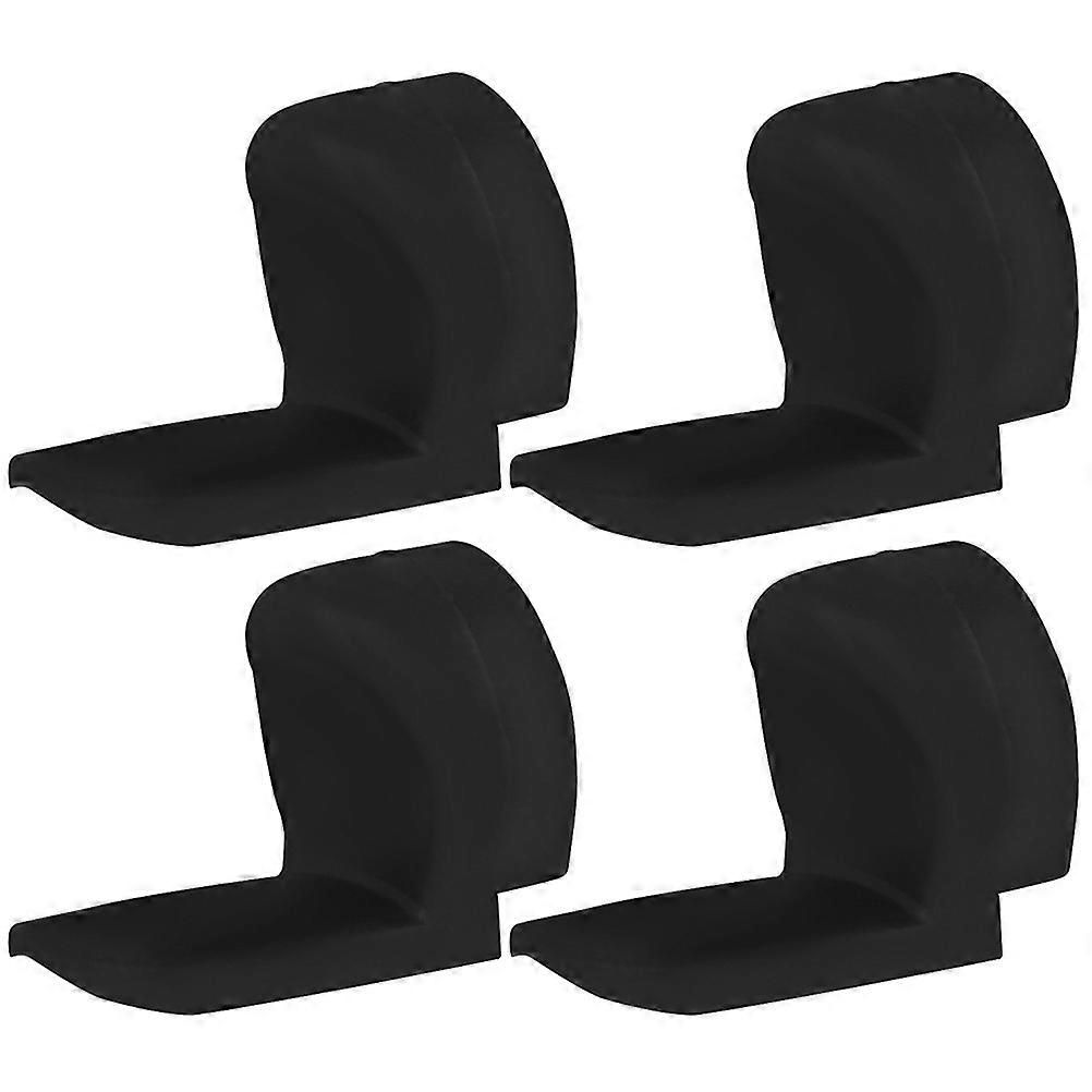Clarinet Thumb Rest Silicone Finger Cushion for Clarinet 12Pcs Black