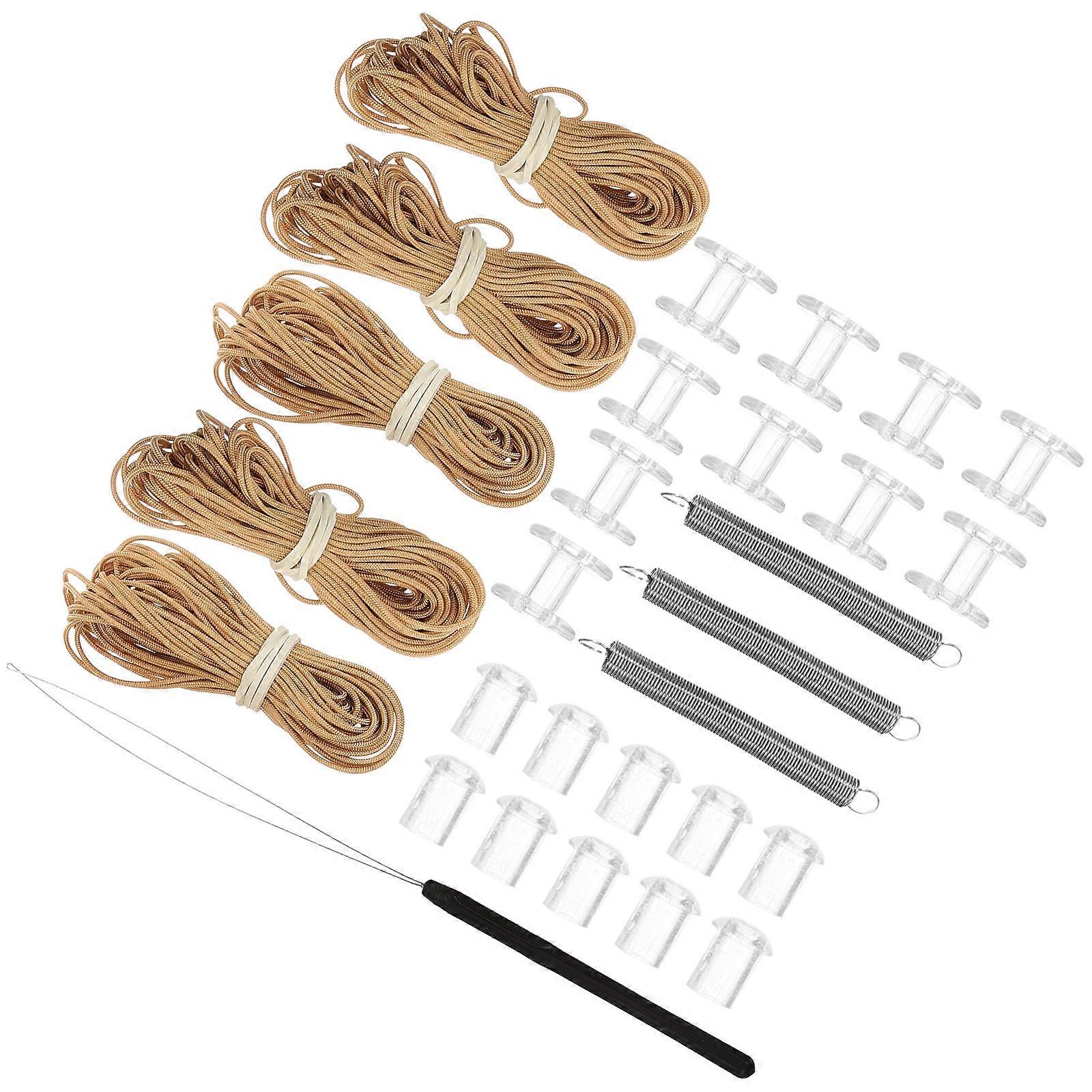 RV Window Shade Repair Kit For Camper Blinds Replacement Parts 8.25X0.20X0.20IN Plastic Cord Replacement 4 Sets