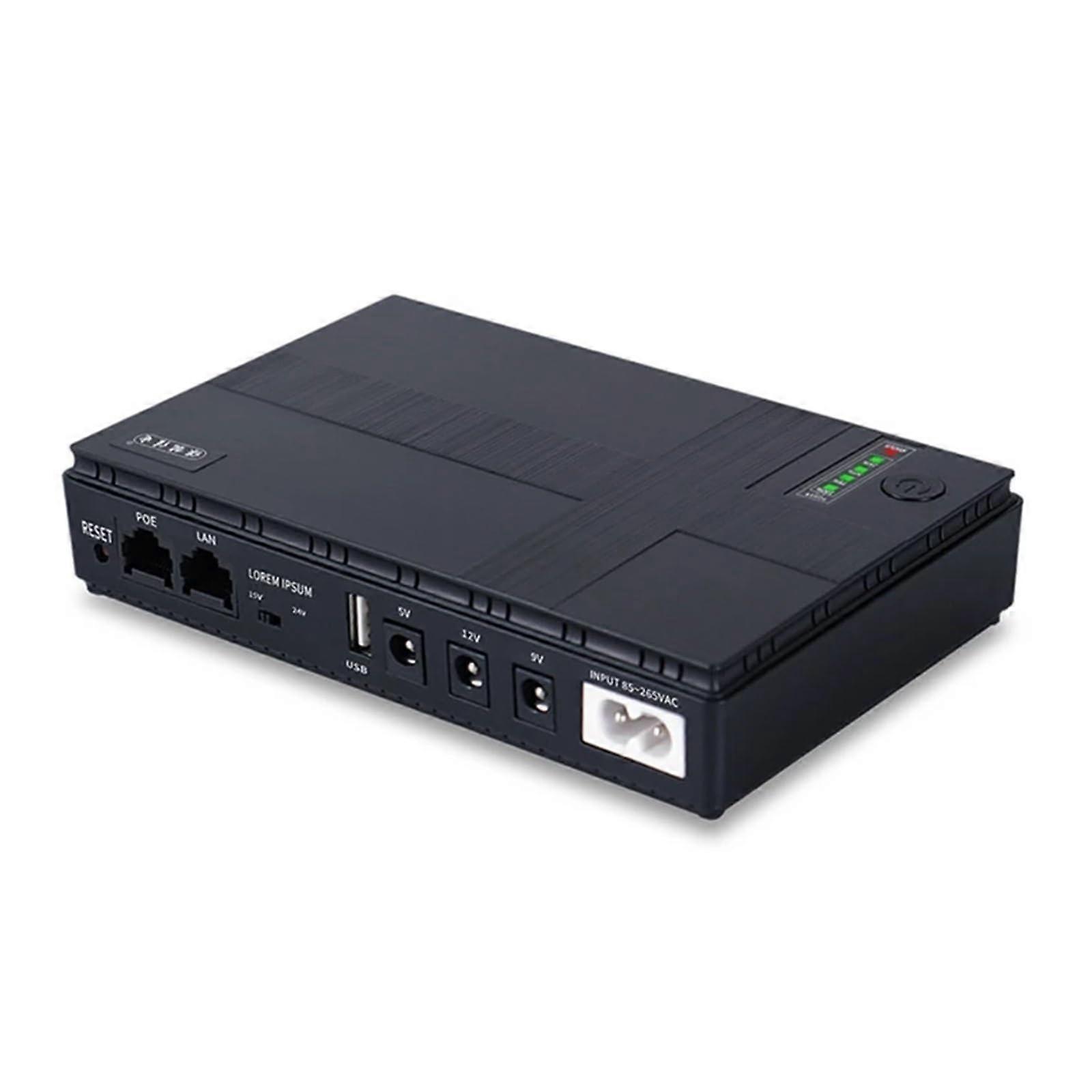DC 5V12V Mini UPS Battery Backup Portable Uninterruptible Power Supply Compact Size For 5V12V DC Devices