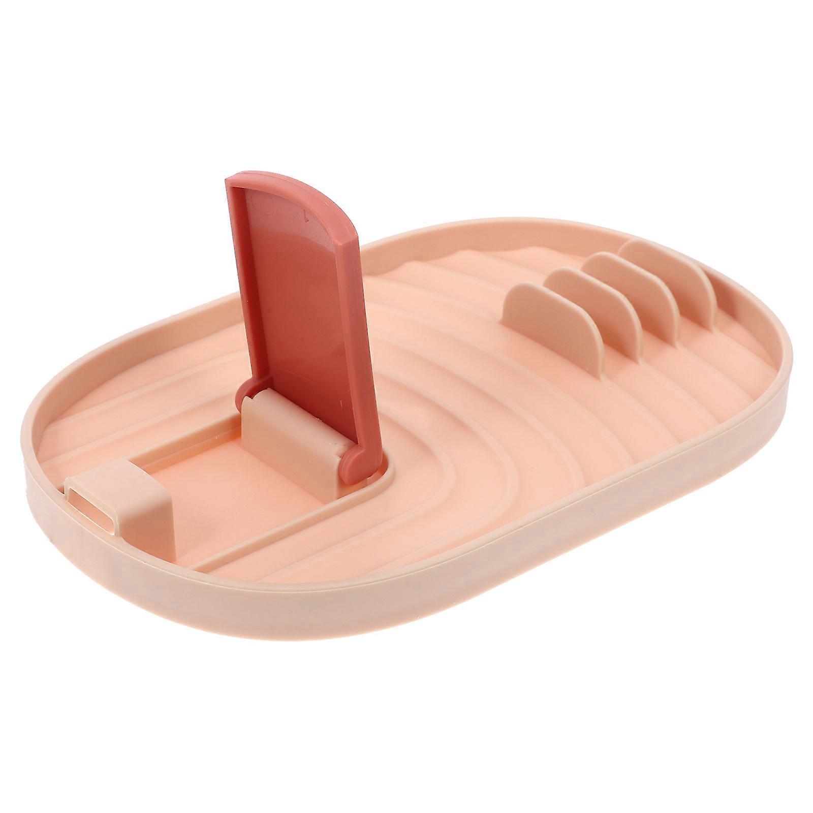 Foldable Spoon Rest Pot Lid Holder For Kitchen Storage In Rectangular Shape Ideal For Cooking Utensils 5Pcs