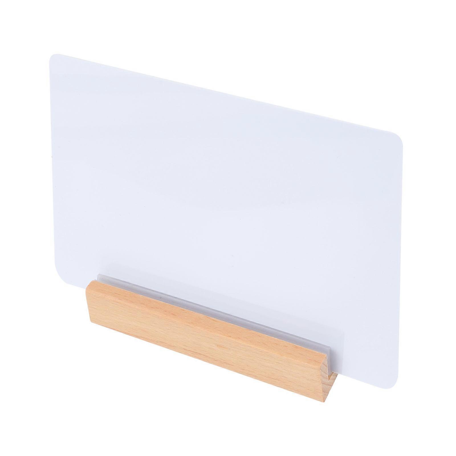 Reusable Whiteboard Small Chalkboard Sign for Display with Base