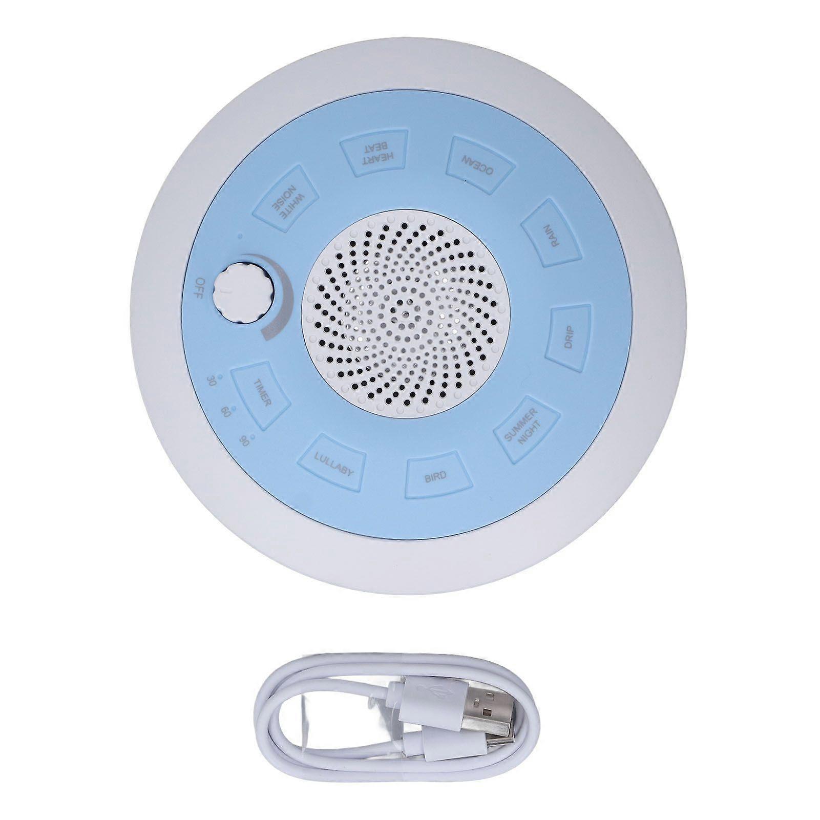 White Noise Sound Machine Soothe Mood 8 Music 3 Timing Rechargeable Sleep Sounds Device