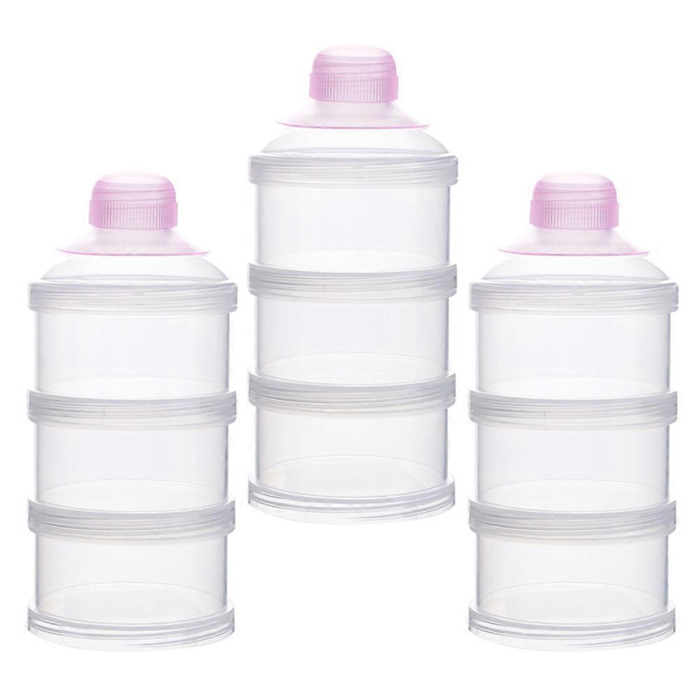 Milk Powder Sealed Container for Storage 3Pcs Leakproof