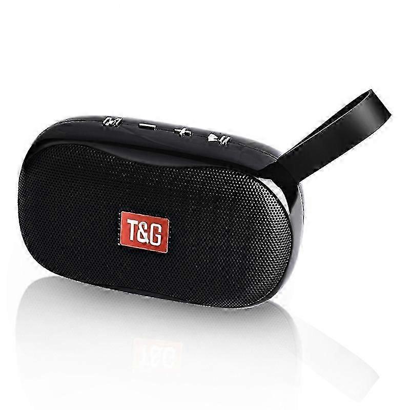T&G TG173 TWS Subwoofer Bluetooth Speaker With Braided Cord, Support USB / AUX / TF Card / FM