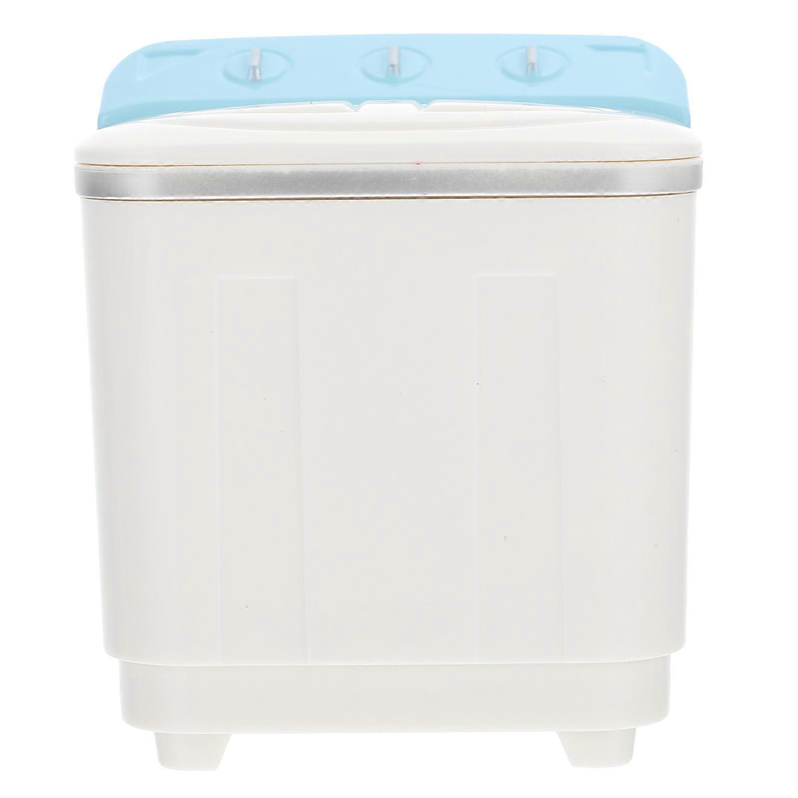White Plastic Washing Machine Toy for Educational Children Plaything 2Pcs Set