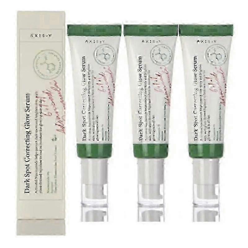 1-3Pcs Axis-Y Dark Spot Correcting Glow Serum SPF 50+ Niacinamide Sunscreen Moisturizing Brighten Improves Dull Face Essence