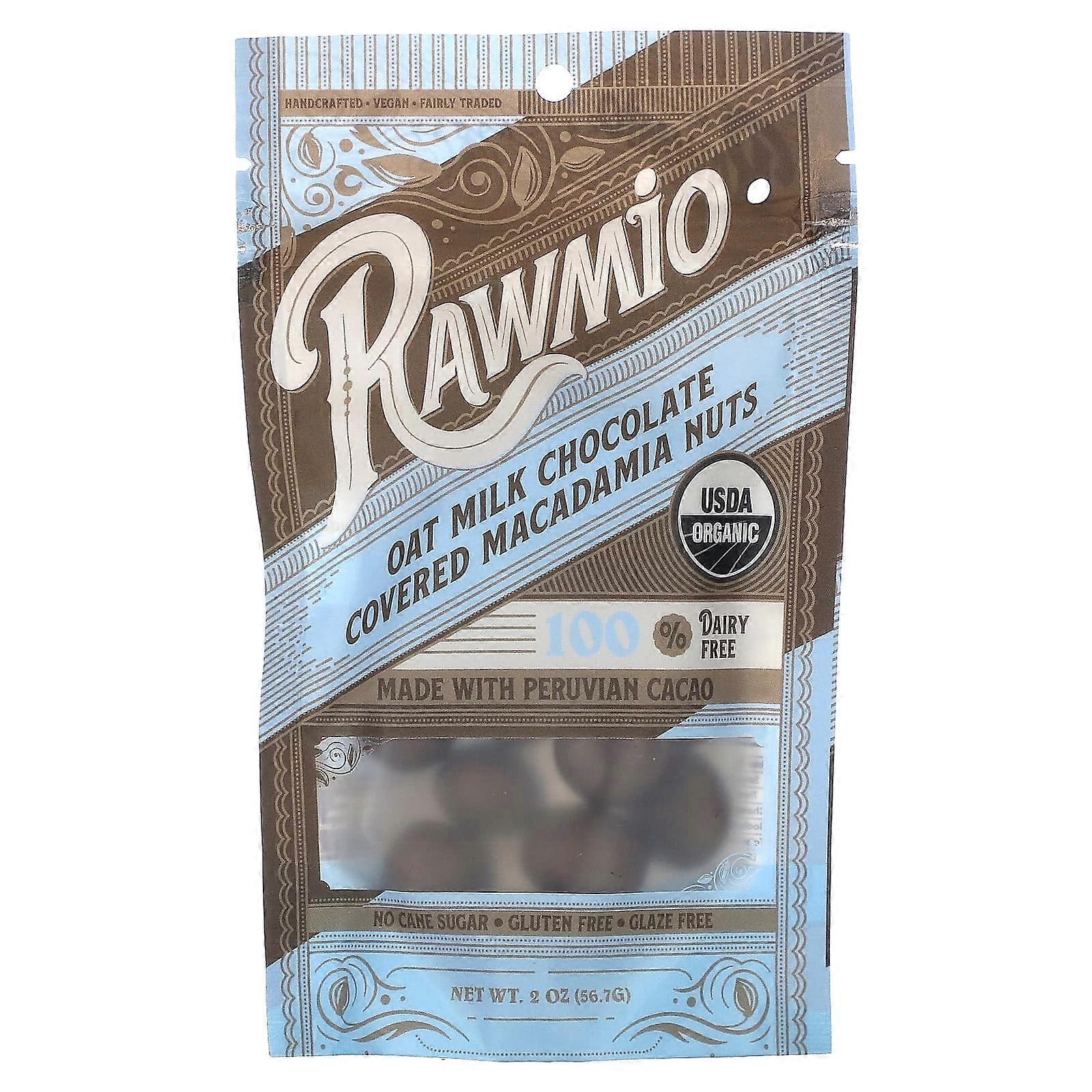 Oat Milk Chocolate Covered Macadamia Nuts, 2 oz (56.7 g)