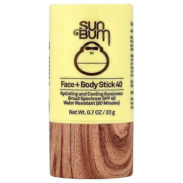 Sun Bum, Face + Body Stick, SPF 40 , 0.7 oz (20 g)
